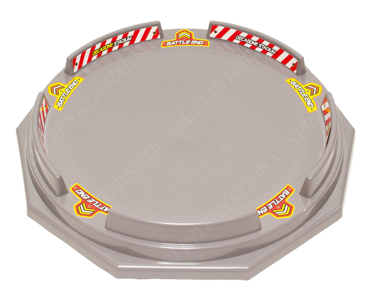 TOYMECA Decagon Stadium front view, a spacious 25-inch arena for 4–6 players.