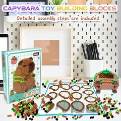 Toynificent capybara blocks crafted from durable plastic