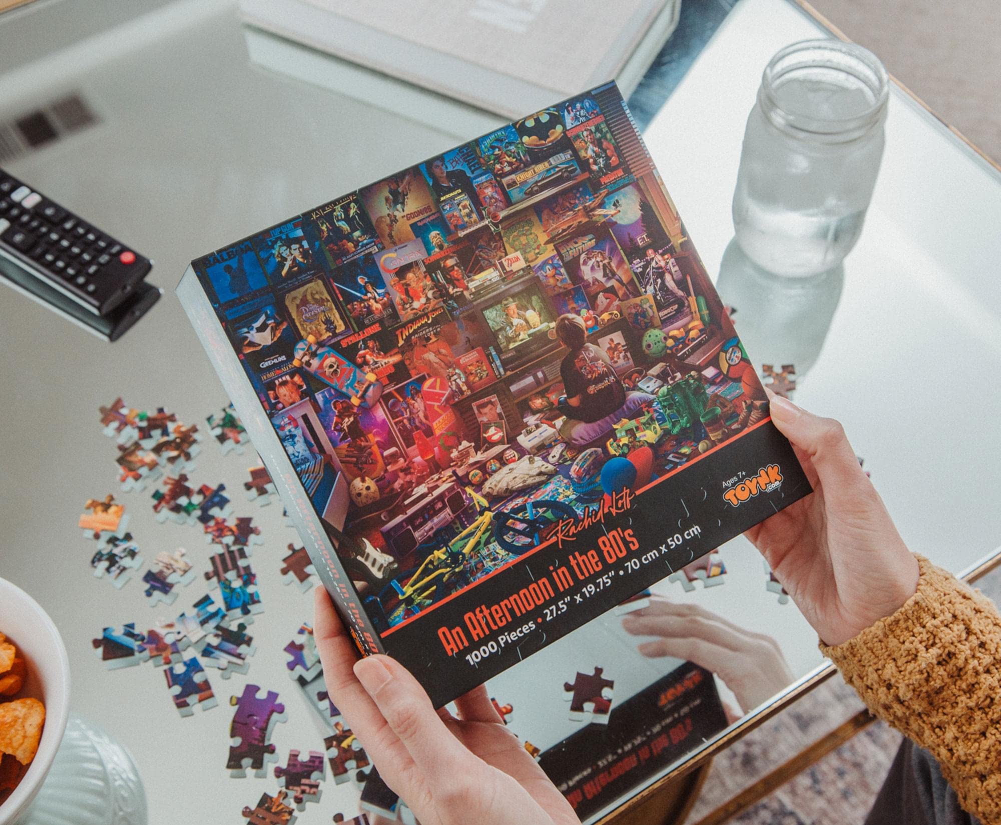 Toynk 80s puzzle assembly pieces demonstrate precision-fit pieces for smooth, confidence-boosting building.