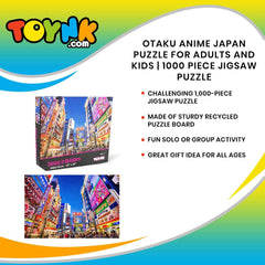 Toynk Akihabara puzzle night-life artwork enhances room decor.