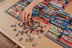 Toynk Arcadeageddon puzzle progress image shows interlocking pieces for smooth assembly