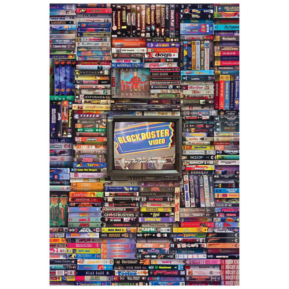 Toynk Blockbuster Era 1000-piece puzzle with crisp high‑res imagery for immersive building