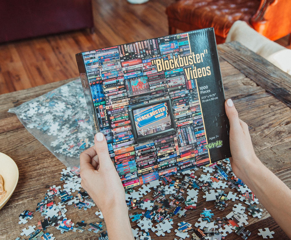 Toynk Blockbuster Era 1000-piece puzzle ideal for group play and conversation