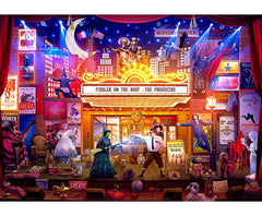 Toynk Broadway's Best puzzle close-up showing interlocking pieces for easy assembly