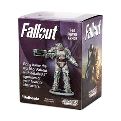 Toynk Brotherhood of Steel-inspired figure supports desk or shelf display.
