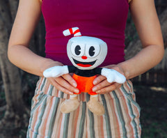Toynk Cuphead 8-inch plush detailed stitching for authenticity