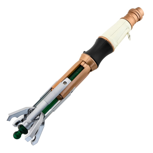 Toynk Doctor Who Eleventh Sonic Screwdriver green light enhances display