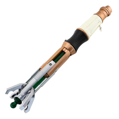 Toynk Doctor Who Eleventh Sonic Screwdriver green light enhances display