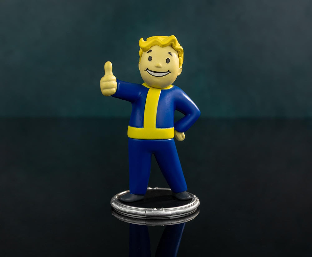 Toynk Fallout collectible mini figure shown on a shelf