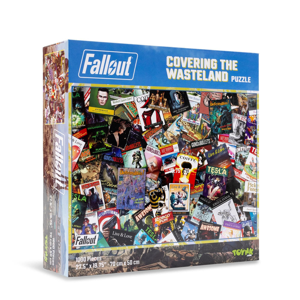 Toynk Fallout live-and-love-pages: archival covers inspire nostalgic exploration during puzzle breaks
