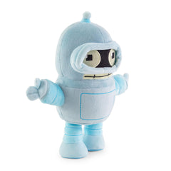 Toynk Futurama Bender 8-Inch Chibi Plush back view showcases embroidered detail