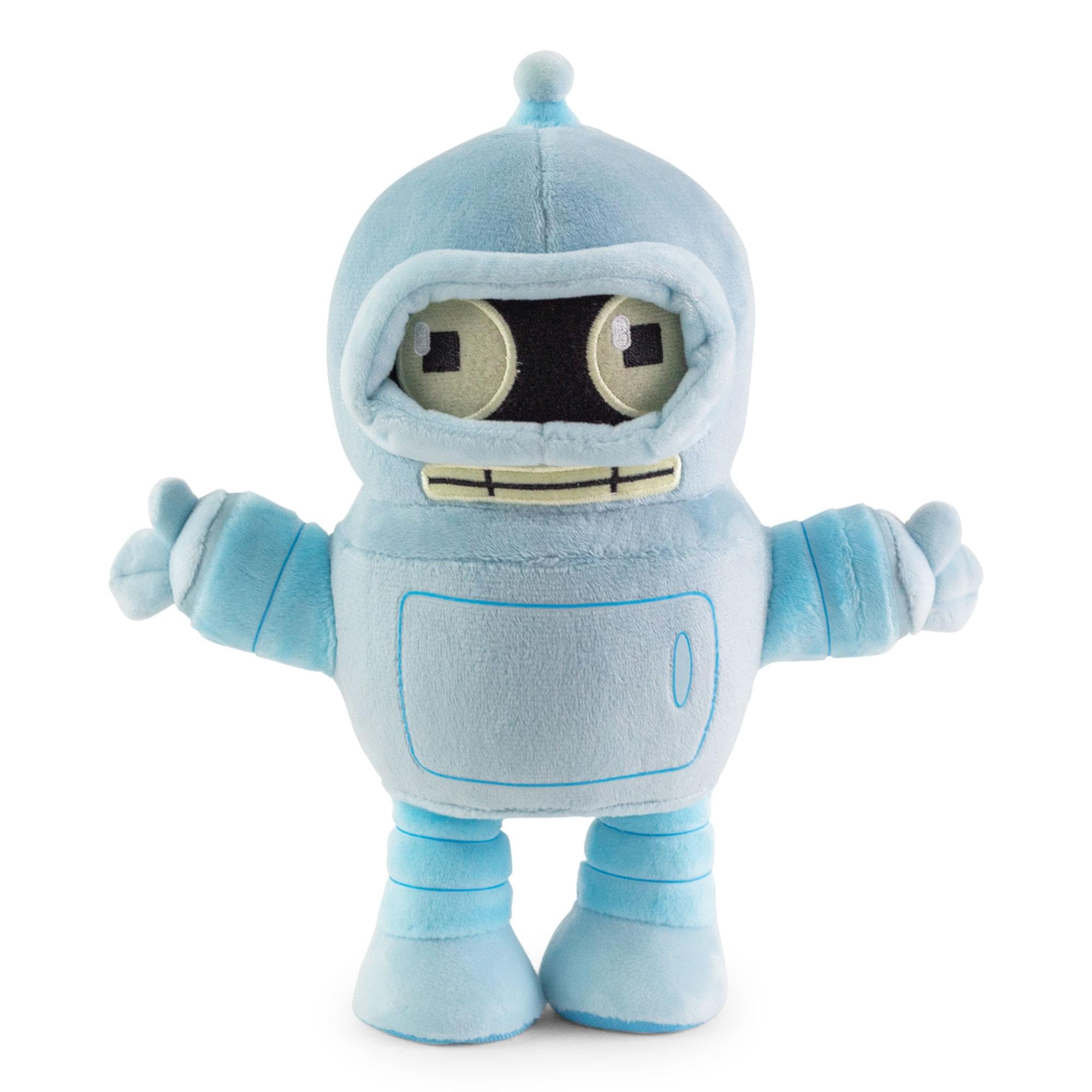 Toynk Futurama Bender 8-Inch Chibi Plush front view for cuddling fun