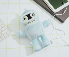 Toynk Futurama Bender 8-Inch Chibi Plush on desk for daily use