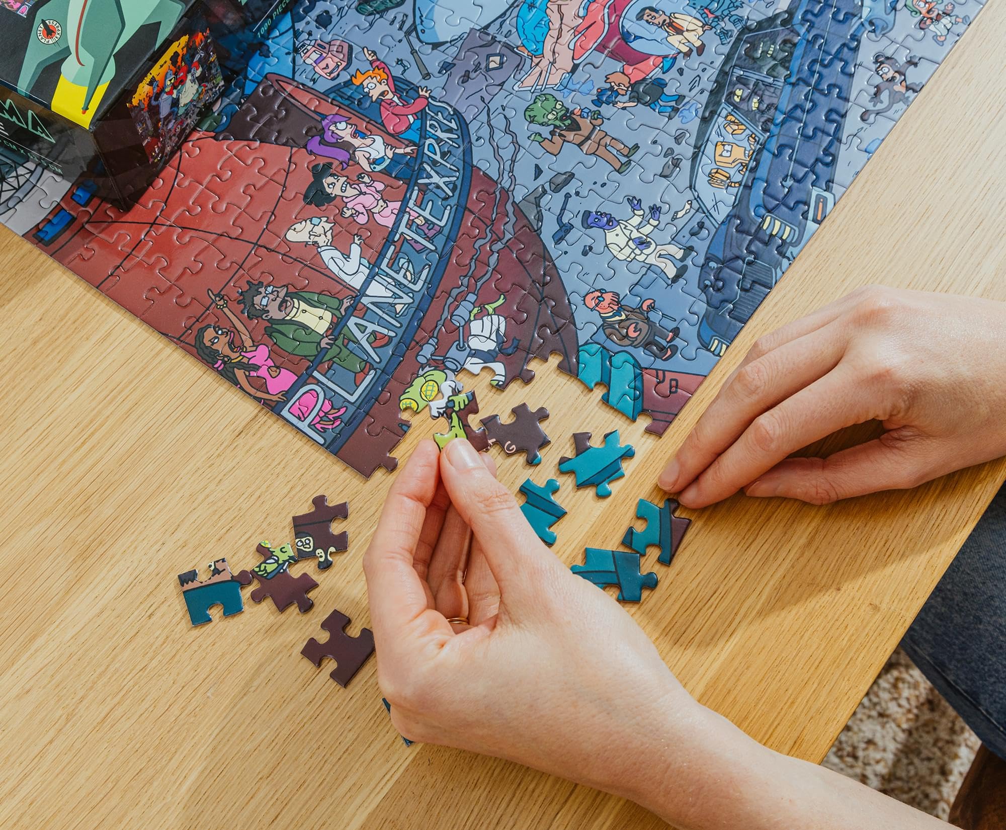 Toynk official Futurama collectible puzzle page—collectors' choice.