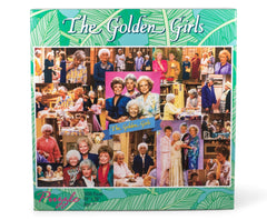 Toynk Golden Girls puzzle box and pieces, durable packaging for easy storage.