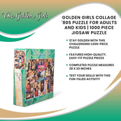Toynk puzzle captures The Golden Girls nostalgia, ideal for cozy evenings.