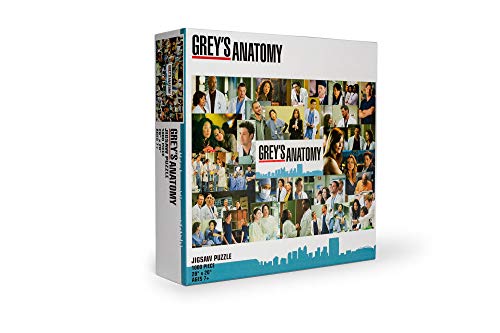 Toynk Greys Anatomy collage 1000-piece puzzle featuring beloved characters for mindful puzzling