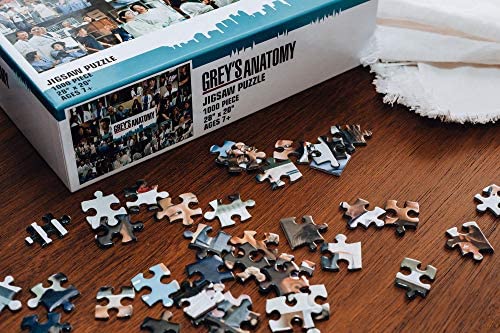Toynk Greys Anatomy collage puzzle highlights fan-favorite characters like Meredith