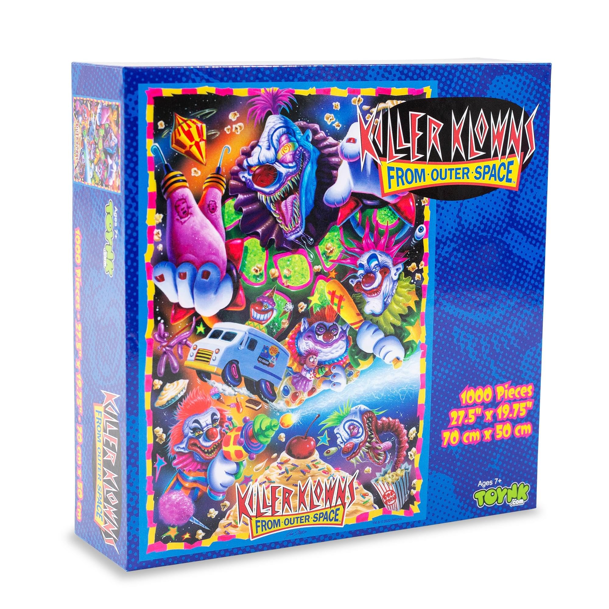 Toynk Killer Klowns artwork close-up with dramatic detail