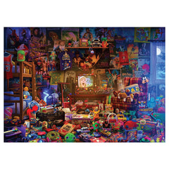 Toynk Millennial Dream Room puzzle box art by Rachid Lotf, nostalgic for fans.