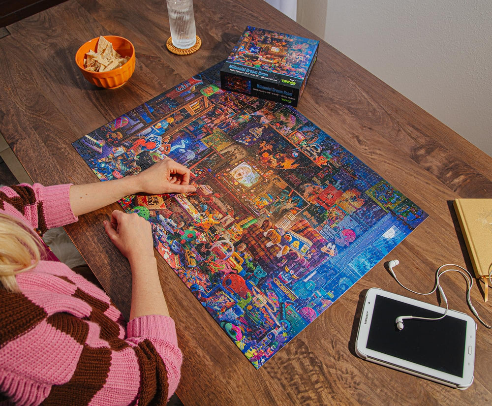 Toynk Millennial Dream Room puzzle made from recycled materials.