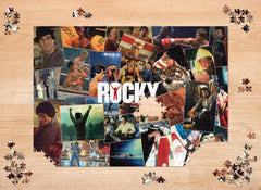 Toynk Rocky collage close-up featuring Rocky Balboa imagery for fans.