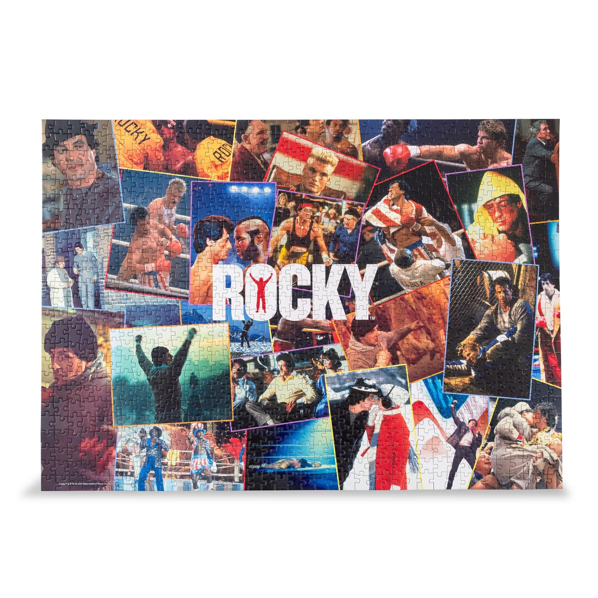Toynk Rocky Ivan Drago showdown, dramatic scene on puzzle.