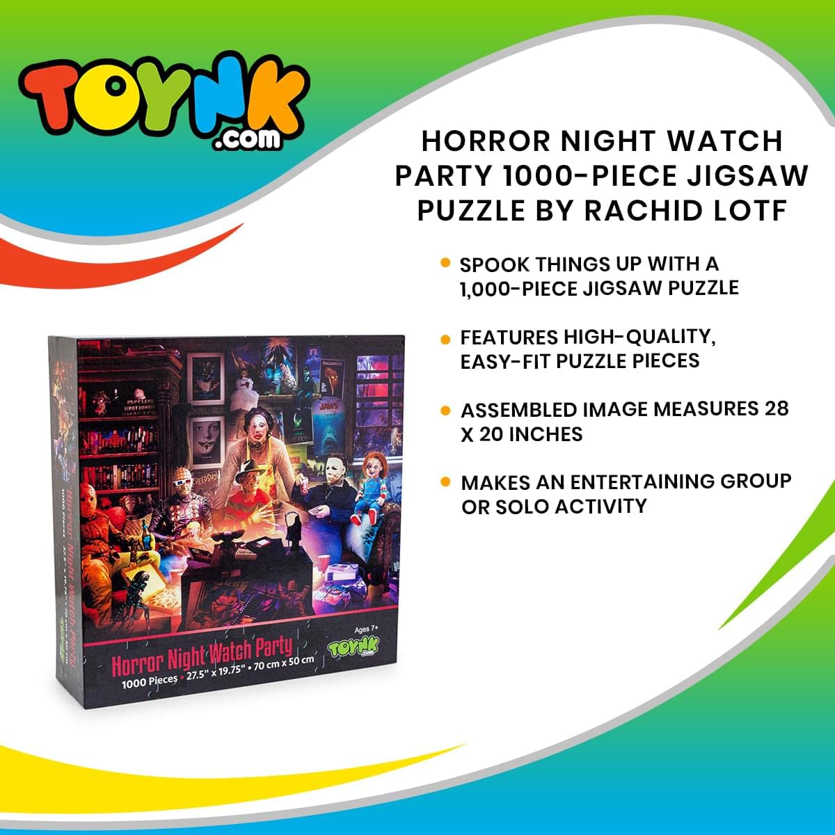 Toynk 28 by 20 inch puzzle size is great for room décor.