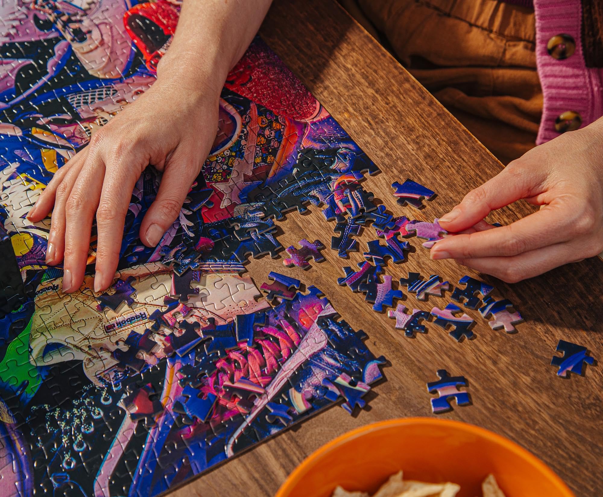 Toynk Sneakerheads puzzle durable construction ensures lasting use and display.