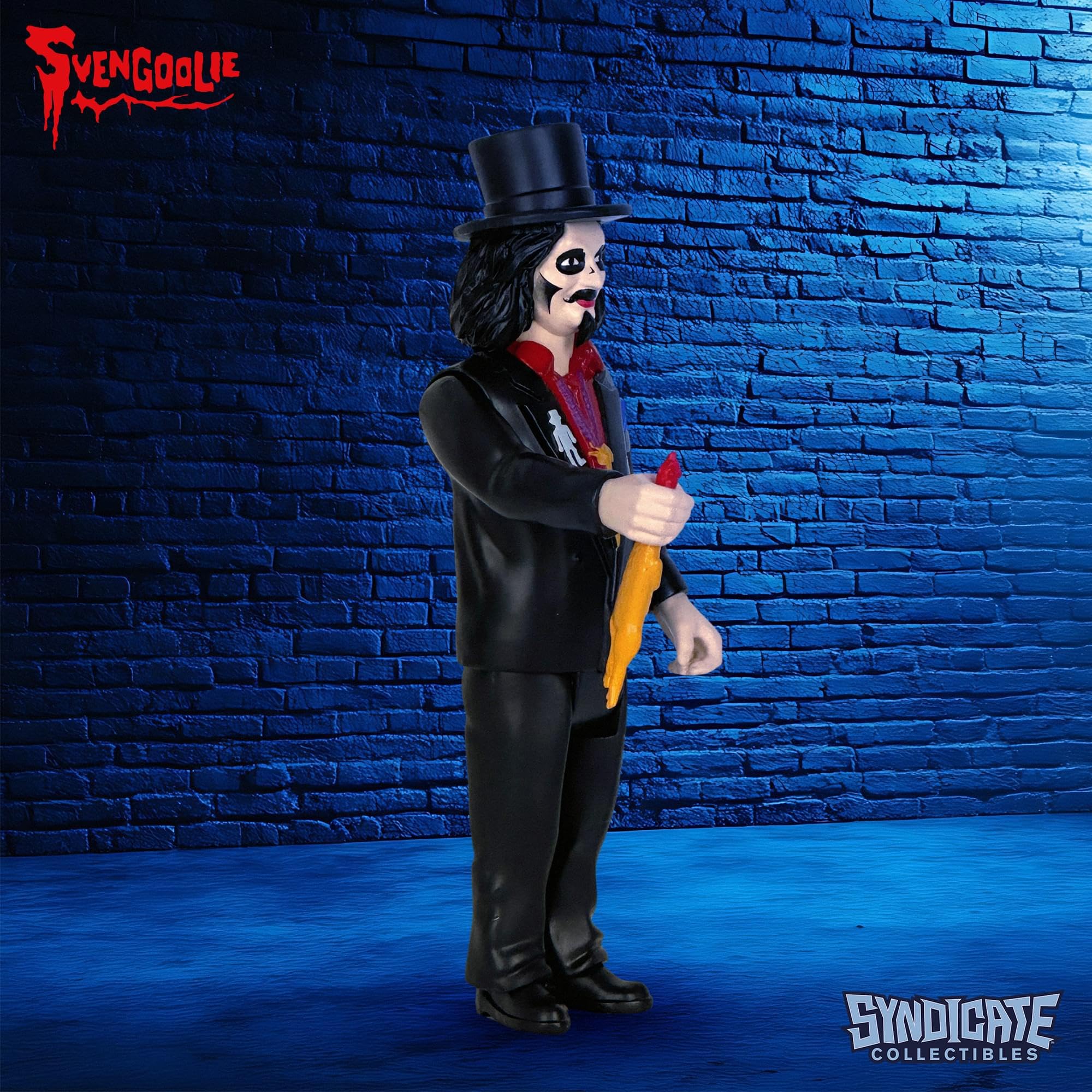 Toynk Svengoolie retro blister packaging highlights vintage collectible appeal.