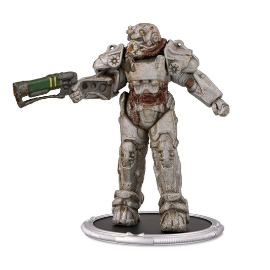 Toynk T-60 power armor detail highlighting battle-ready sculpt and craftsmanship.