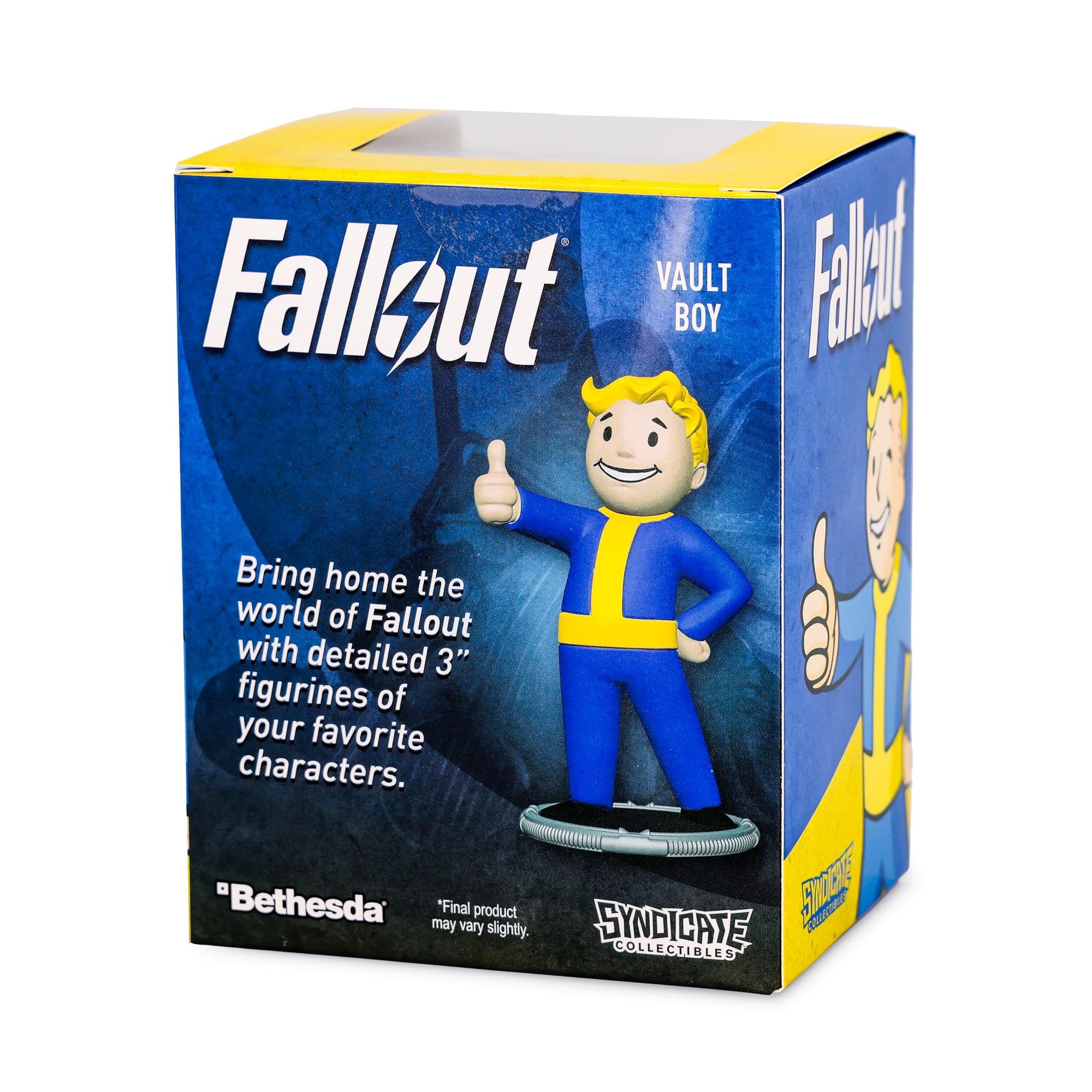 Toynk Vault Boy in a window box packaging for safe display