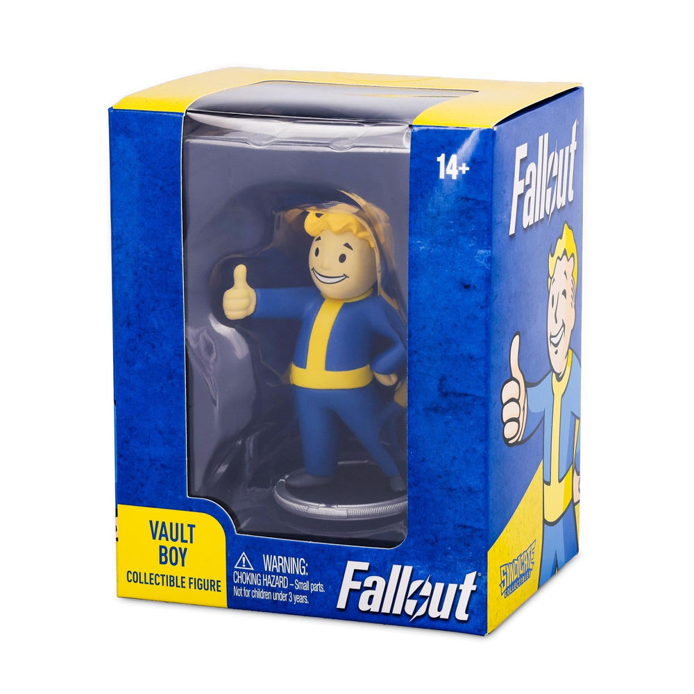 Toynk Vault-Tec jumpsuit detail on a mini Vault Boy figure