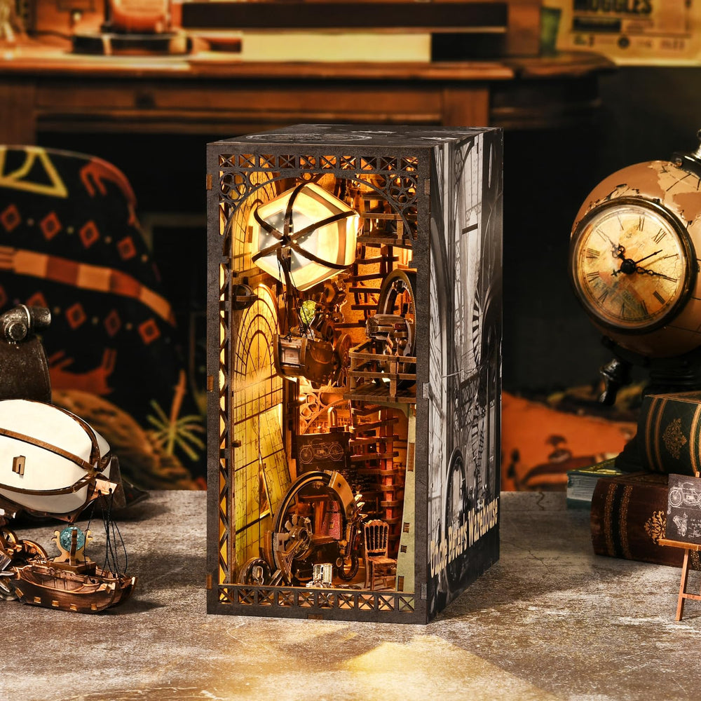 TOYQI Book Nook Kit step by step instructions for smooth building.