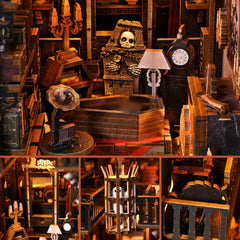TOYQI miniature dollhouse detailed room for imaginative display