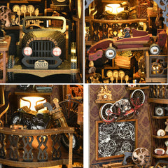TOYQI wooden parts arrangement shows beginner-friendly DIY assembly and satisfying progress.