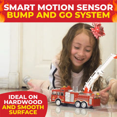 Toysery fire truck role-play toy sparks imaginative storytelling.