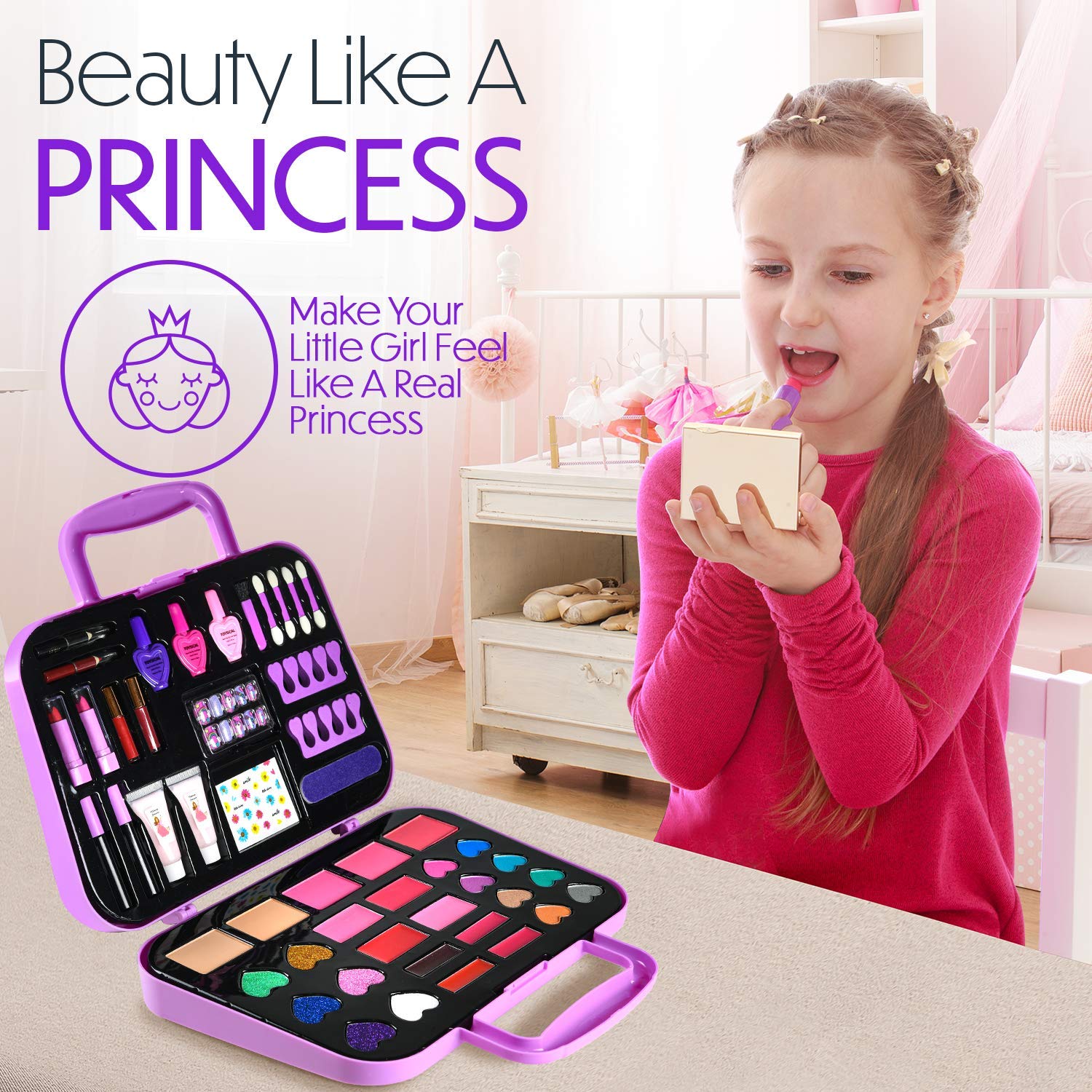 Toysical makeup remover tubes for gentle cleanup after playtime.