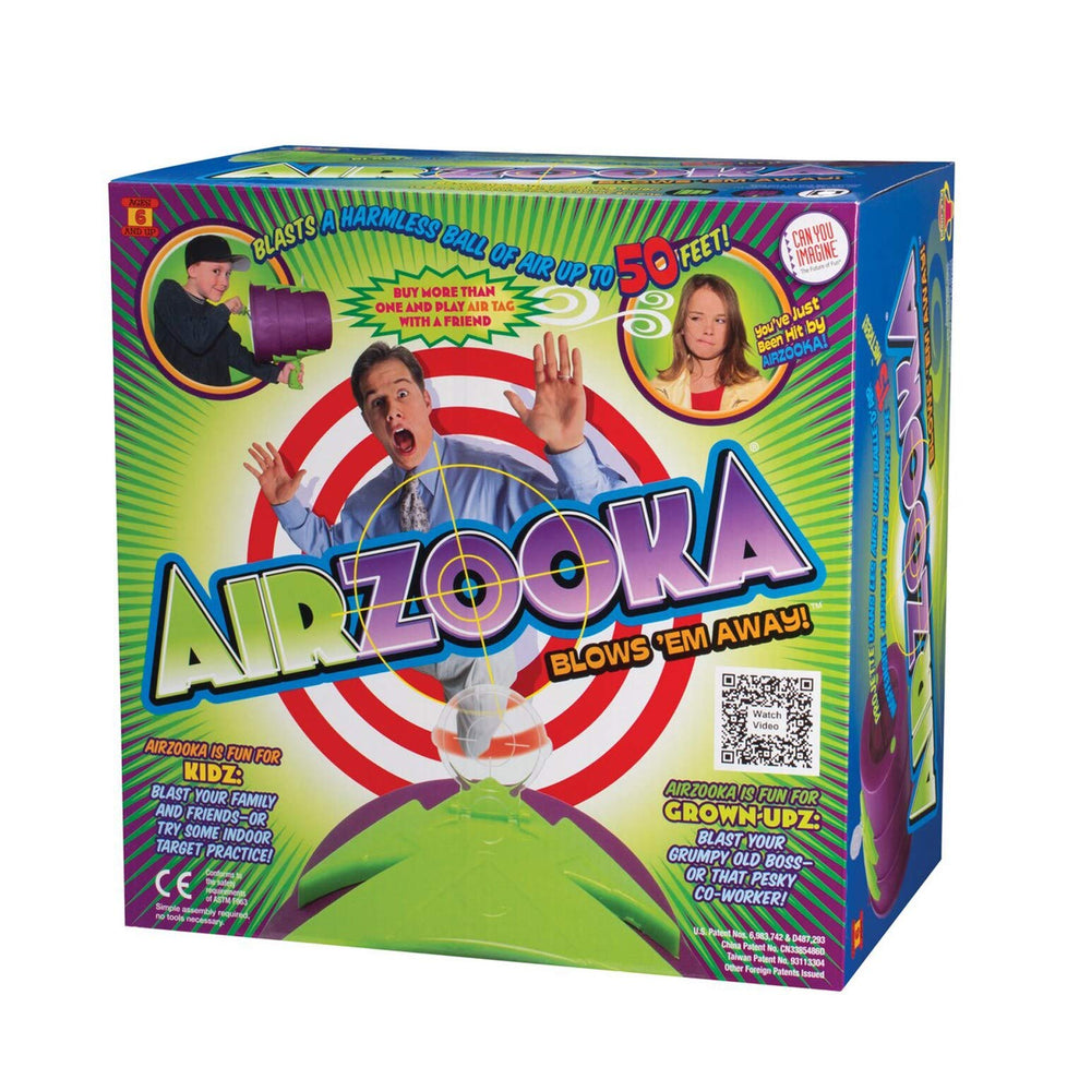 Toysmith Airzooka harmless-air-ball: safe, silly fun for kids and adults.