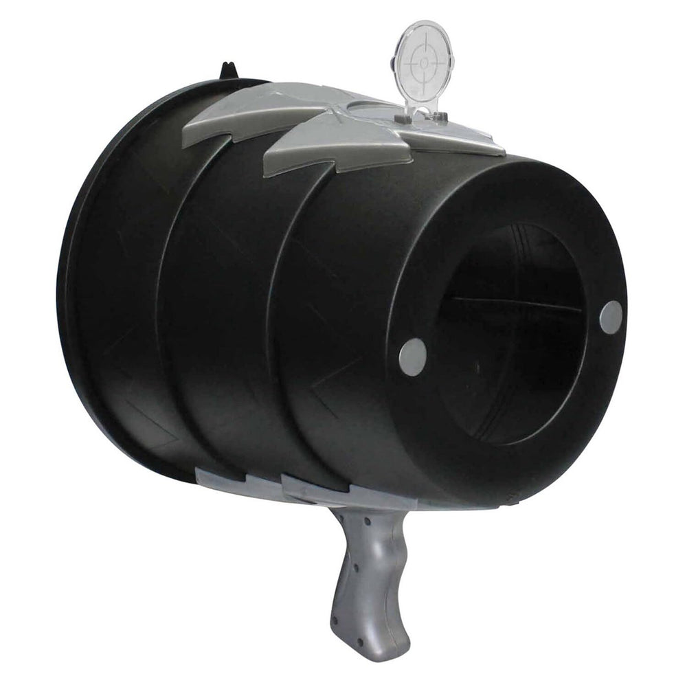 Toysmith Airzooka target-practice: precise aim without mess or noise.