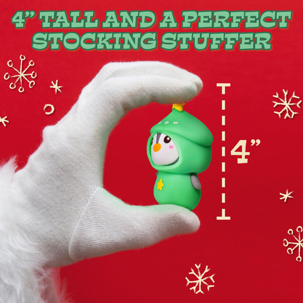Toysmith Penguin Snowman Squeezy provides tactile relief during prep
