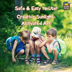 Toysmith natural-light sun art setup for nature-inspired crafts.