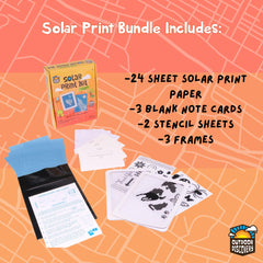Toysmith sun print paper refill pack for ongoing solar art projects.