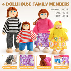 Toyssa dollhouse baby room including crib and rocking horse for nurturing play.
