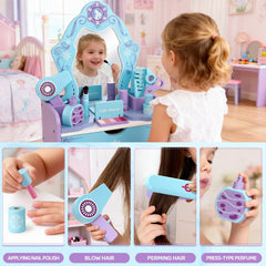 Toyssa vanity drawer with smooth glide keeps small treasures organized.