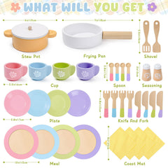 Toyssa wooden plates invite shared meals and role-play storytelling.
