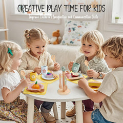 Toyssa removable dishware helps kids practice cleaning up after meals