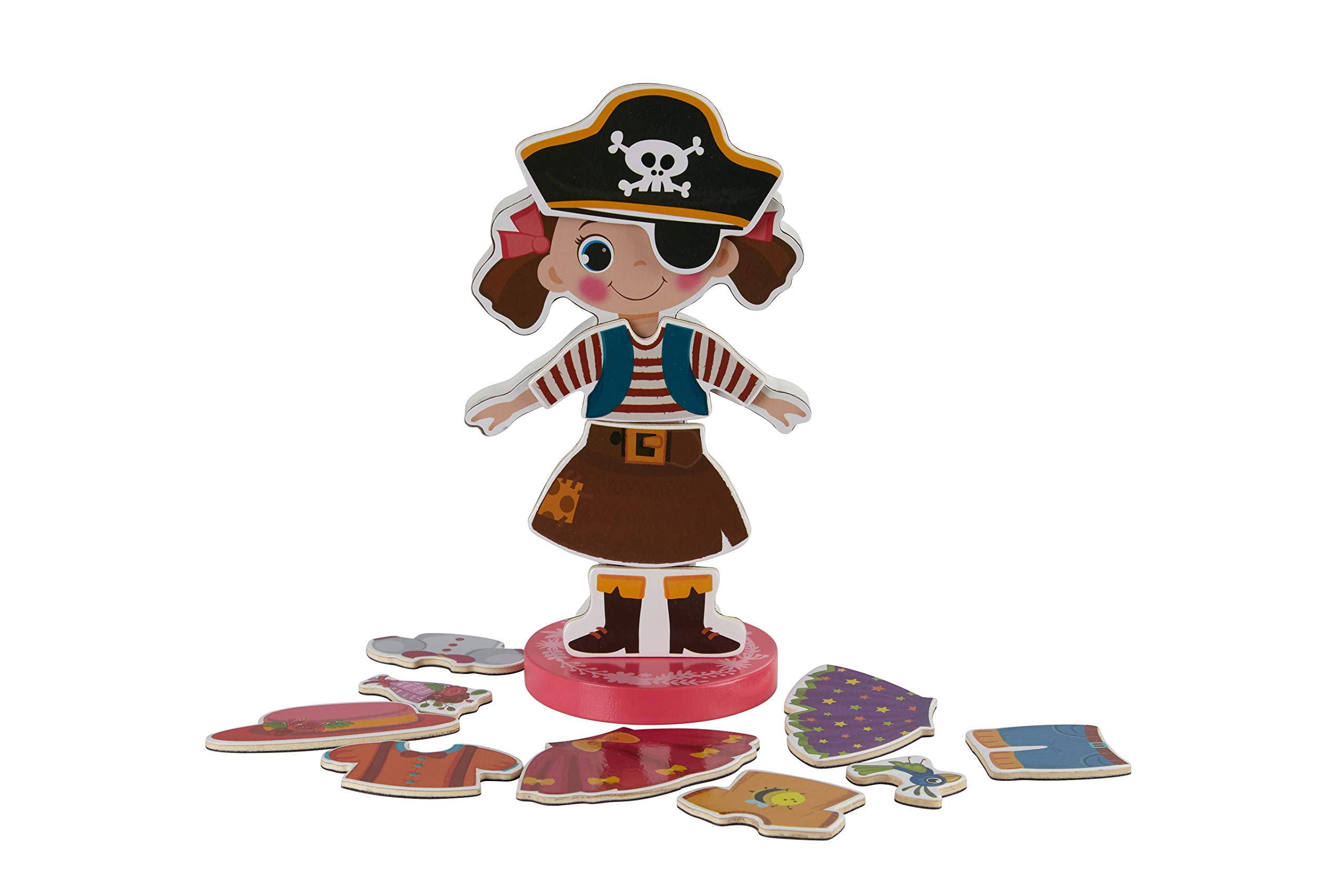 TOYSTER'S portable dress-up set for travel-friendly play sessions