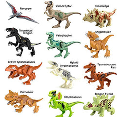 Toysvill Velociraptor figure with movable jaws for action poses.
