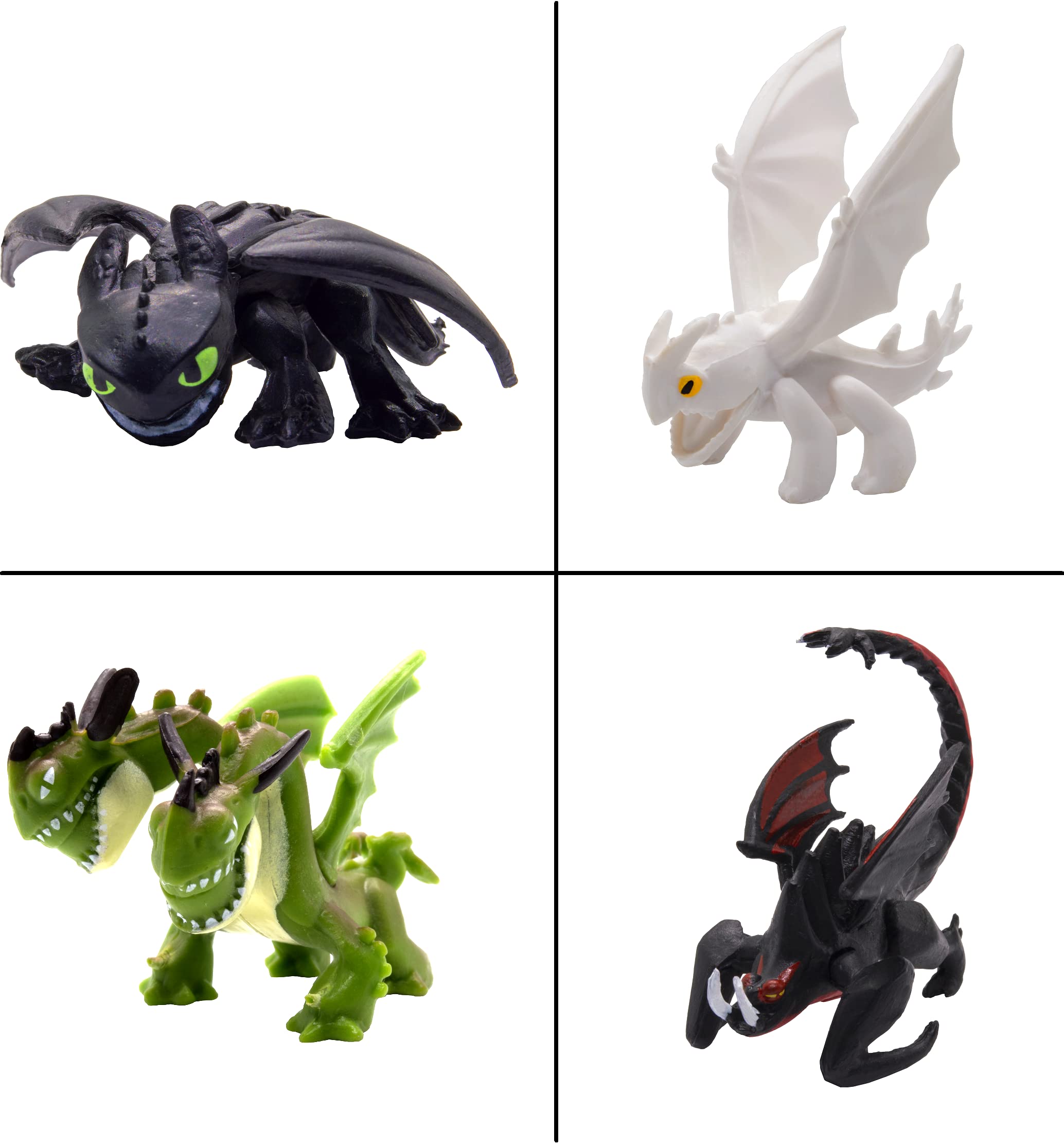 Toysvill dragon mini figures color variety enhances themed birthday decorations